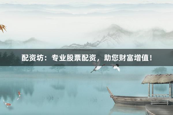 配资坊:专业股票配资,助您财富增值!